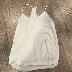 Abbeline Woman’s White Tank Blouse Size Small